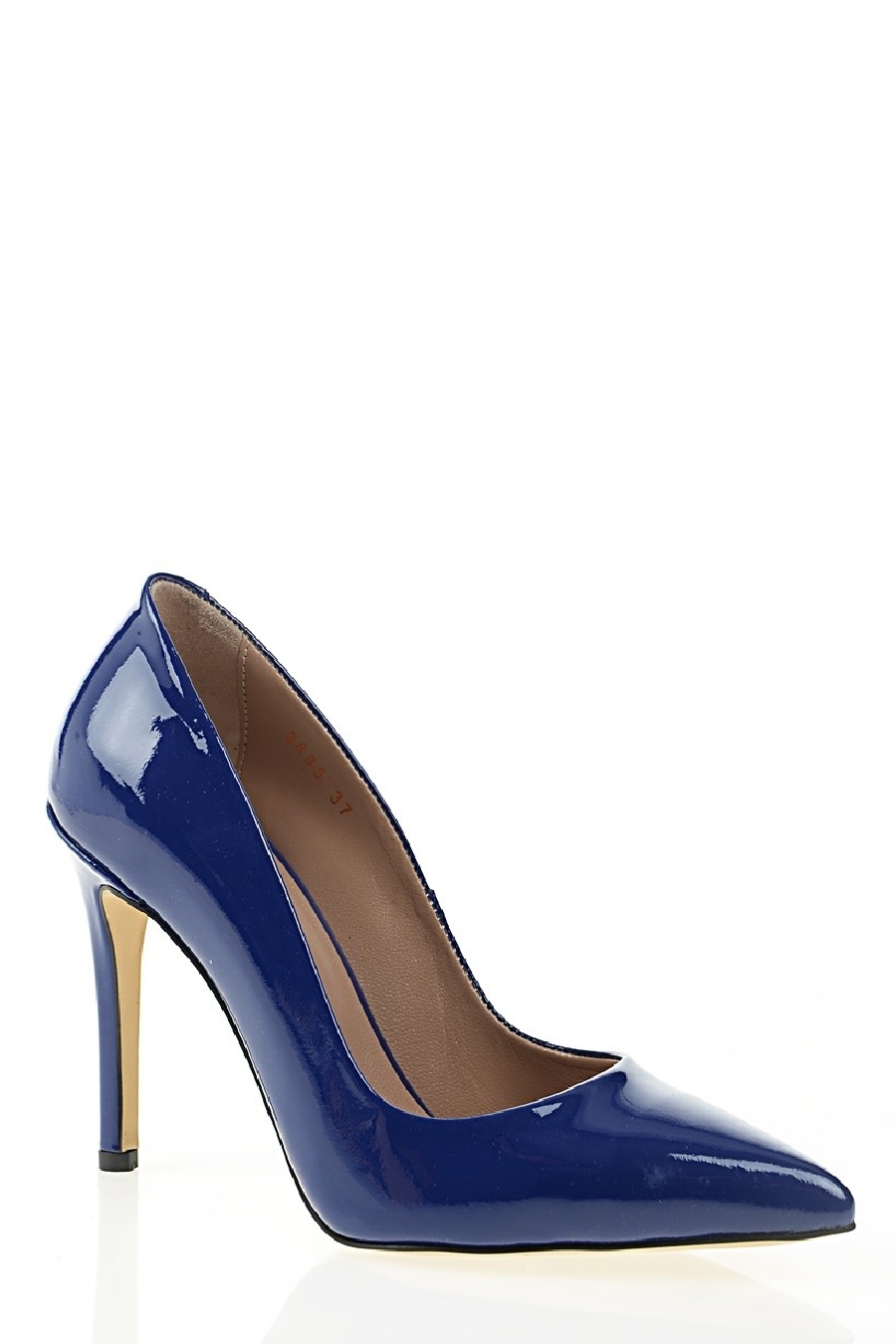 Adalyn Genuine Leather Women's Stiletto Blue Patent Leather