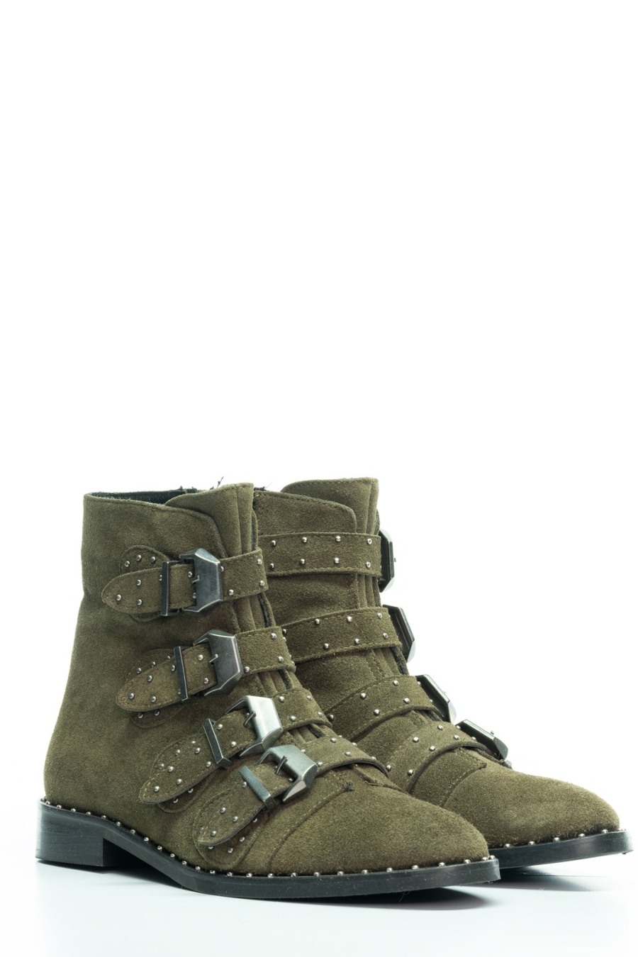 Susi Genuine Leather Women's Boots Khaki