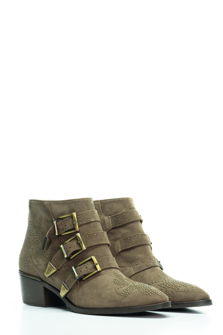 Susanna Genuine Leather Women's Boots Khaki