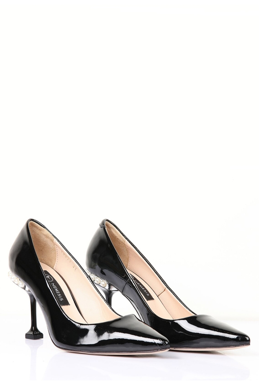 Miu Miu Genuine Leather Women's Heeled Shoes Black