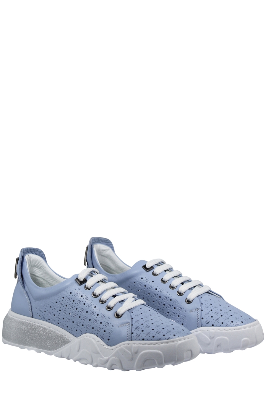 Tammy Genuine Leather Women's Sneakers Blue